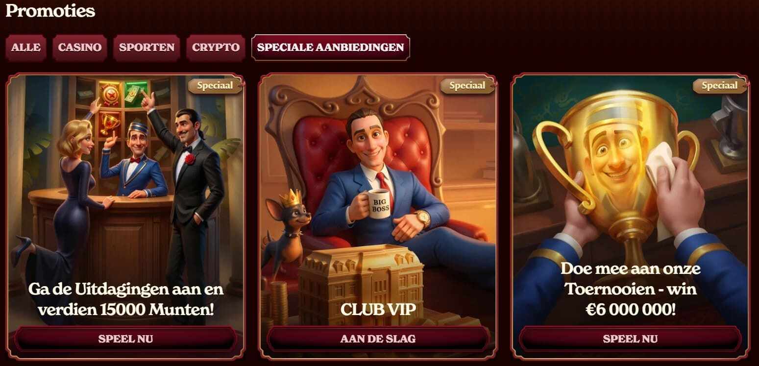Casoola exclusieve promoties voor loyale spelers